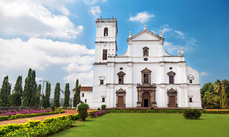 Se Cathedral Church in Goa, a famous heritage site close to Palolem beach in South Goa
